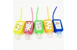 China Screen Printed Empty 30ml Silicone Hand Sanitizer supplier