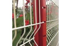 China Road Galvanized Mesh Fence 1220*2440mm Green Coated Wire Mesh Fence supplier