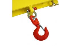 China 4000LB Forklift Lifting Hoist Swivel Hook Forklift Hoisting Hook Attachments supplier