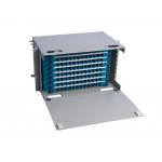 Rack Mounted 6U ODF Fiber Optic Distribution Box , 96core ODF Unit Box for sale