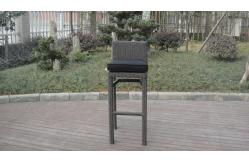 China Metal Frame Bistro / Pool Bar Set , Resin Wicker Patio Furniture supplier
