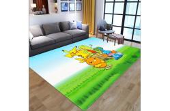 China New Style Pokemon Cartoon Children's Crystal Velvet Living Room, Bedroom Living Room Floor Carpets supplier