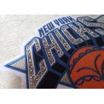 Hotfix Custom Embroidered Patches Rhinestone Motif Iron On Transfer For Hoodies