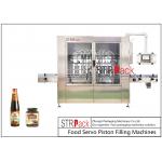 Servo Motor Driving Linear Piston Filling Machine For Shiitake Mushroom Sauce for sale