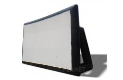 China Black And White Inflatable Tv Screen Water Resistance Easy Operation supplier