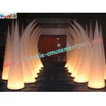 Inflatable lighting decoration cone with LED changing light use for club, exhibition for sale