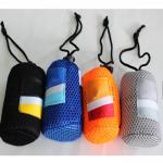 Quick-Dry Sweat Travel Fitness Gym Sports Microfiber Towel with Mesh Bag for sale