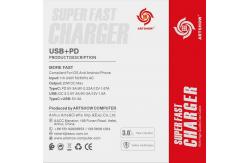 China QC3.0 Super Rapid Cell Phone Charger Adapter Dual Ports PD 20w supplier