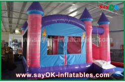 China Inflatable Bouncy Slides 0.55mm PVC Inflatable Bouncer Dream Princess Castle Trampoline supplier
