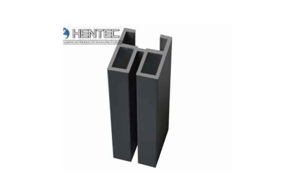 PVDF Aluminum Extrusion Profiles For Sliding Door , With Finished Machining
