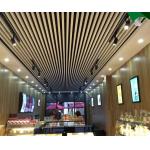 Suspended Aluminum U Baffle Ceiling Galvanized Steel 600x600mm
