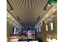 China Suspended Aluminum U Baffle Ceiling Galvanized Steel 600x600mm supplier