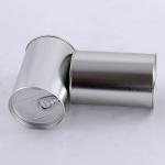 Fashion empty tin plate cans , tin storage containers 127mm / 99mm diameter for sale