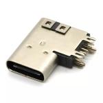 Side Insert 14Pin Female Socket Charging Port 3.1 USB C PCB Connector SMT Receptacle for sale
