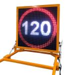 EN12966 Traffic Warning Signs Mobile Truck Trailer Mounted LED Screen for sale