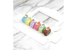 China Transparent Square Chocolate Biscuit Packaging Box supplier