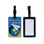 Custom Soft PVC Rubber Silicone Made Unisex Luggage Tags，Soft Duffel Bag Label for sale