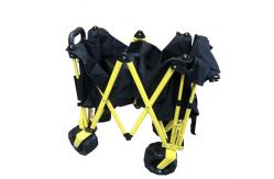 China Easy Storage Foldable Wagon Cart Folding Camp Wagon With Extension Outdoor supplier