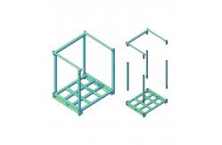 China Heavy Duty Stackable Pallet Racks Customized Warehouse Stackable Steel Storage Racks supplier