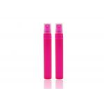 Light Rose Red Empty Refillable Plastic Spray Bottles With Clear Half Cap for sale