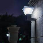 90 lm/w LED Solar Wall Light Outdoor 3.2V Modern Exterior Lamp ABS Garden Landscape for sale