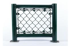 China Garden Easy Assembly Pvc Coated Chain Link Fence Cyclone supplier