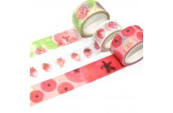 China Kawaii Washi Tape Custom Printed Scrapbooking Patterned Masking Tape supplier