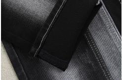 China 11Oz Denim Fabric With Good Stretch Black Backside For Man Jeans supplier