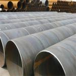 Welded Spiral Steel Pipes MS Piping EN10219 350mm OD 9.5mm Customization Available