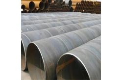 China Welded Spiral Steel Pipes MS Piping EN10219 350mm OD 9.5mm Customization Available supplier