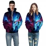 Cool 100% Cotton Lovers Matching Couple Hoodies King And Queen Autumn for sale