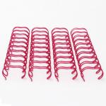 Pitch 2:1 A4 3/4'' Double Loop Binding Spiral Wire Nylon Coated for sale