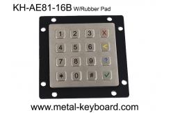 China 16 Keys 5VDC 4x4 Layout Access Control Keypad 81x81mm supplier