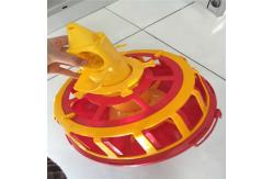 China Broiler Breeder Automatic Plastic Chicken Pan Feeder supplier