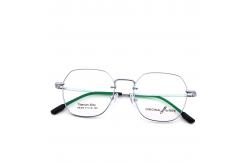 China Cheap And Fine IP Plating B Titanium Frame Men Women Glasses 66363 supplier