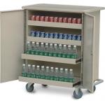 Metal  Hotel Housekeeping Trolley Mini Bar Trolley 1000*560*H1160mm for sale