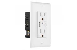 China Home Automation Wifi Controlled Power Outlet 15A 125V supplier
