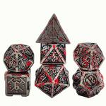 Sword Metal RPG Dice Hand Polished Cruzu Dungeon And Long DND# for sale