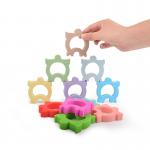 Non Toxic Baby Silicone Toys For 0-12 Months Age Soft Silicone Block for sale