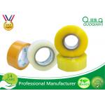 80M Length Clear Water Resistant Bopp Adhesive Tape High Temperature for sale