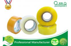 China 80M Length Clear Water Resistant Bopp Adhesive Tape High Temperature supplier