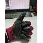 Unisex EN388 4131 Labor Protection Latex Palm Coated Gloves 56 Grams for sale
