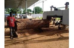 China Large Scale Horizontal Band Sawmill For Sawing Big Diameter Hard Woods supplier