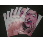 Female Cosmetic Plastic Bag With Handles / 6 Colors Gravure Printing for sale