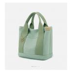 Reusable Cotton Lining Shopping Tote Bag with Interior Pockets for Women Girls for sale