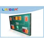 Wireless Basketball Scoreboard , Basketball Clock Timer Red / Yellow / Green Color for sale