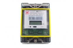 China 220V Single Phase Electric Meter Bottom Input Top Output With LCD Display supplier