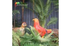 China Movement Realistic Animatronic Animals Customized Size Golden Pheasant supplier