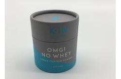 China CMYK Printing PET Plastic Jars And Paper Empty Can Composite Airtightness supplier