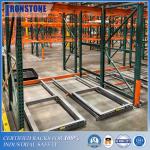 Maximise Space Push Back Pallet Rack For Easy Visual Inventory for sale